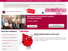 Tablet Screenshot of hemocromatosis.es